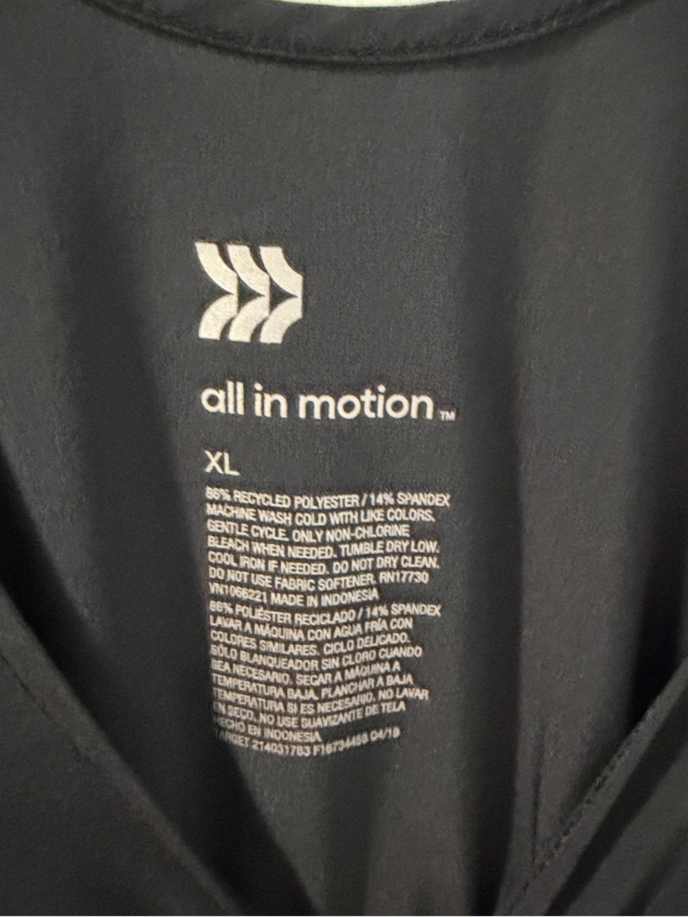 all in motion Black Sleeveless Jumpsuit with Drawstring Waist - Picture 2 of 5